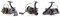 Cormoran VeyCor BR 4 PiF Freilaufrolle Angelrolle als Set (4000 3er-Set)