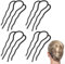 Sibba 4 Stück Haar Steckkamm Metall Seitenkämme Haarnadeln Haarkämme Einsteckkamm Stecken 4 Zähne Haarschmuck Kamm Vintage Haarseitenkämme Kleine Haarspangen für Frauen Mädchen Vieler Frisuren Zubehör