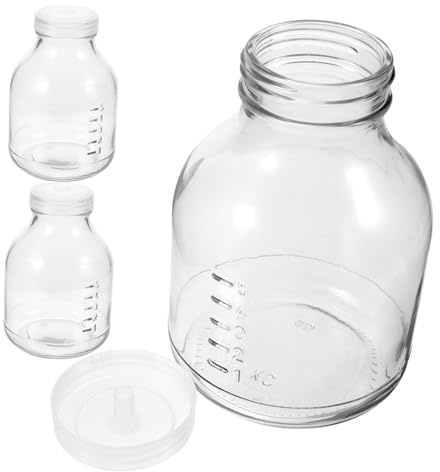 GALPADA 3 Pièces Kit De Culture De Champignons Bocal De Culture pour Plantes avec Couvercle Bouteille De Jardinage pour Plantes Et Champignons