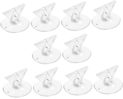 VILLCASE Extracteur Ventouse pour Ampoules Gu10 Transparent 30mm, Outil Retrait Ampoule Encastrée Portable, Kit 10 Pièces pour Mini-projecteurs et Hottes Cuisine