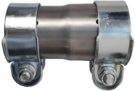 LKRXW Raccord Réducteur pour Tuyau d'échappement 55mm à 57mm Connecteur | Connecteurs de Tuyau Collier échappement Tuyau de Raccordement Réducteur Acier Inoxydable Collier de Serrage Réduction