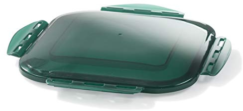 Genius Nicer Dicer Chef Frischhaltedeckel, groß, dunkelgrün