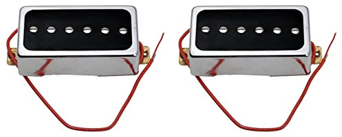 Akfldms 2X P90 Elektrisch Gitarren Pickup Humbucker Größe Einzel Spule Pickup Gitarren Teile und Zubehör-Hals
