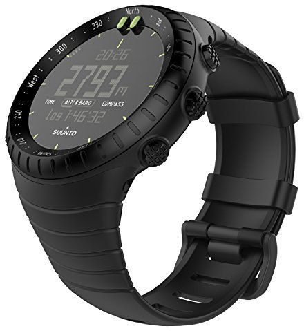MoKo Suunto CORE Watch Cinturino, Braccialetto di Ricambio in TPU Morbido con Gancio Metallico con Connettore Biella per Suunto CORE Smart Watch, per Polso 5.51-9.06 (140mm-230mm), Nero