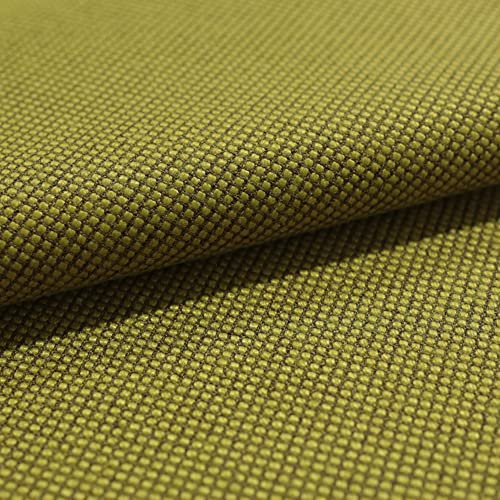 TOLKO Gardinenstoff Vorhangstoff | 140cm breit | blickdichter Stoff für Gardine Vorhänge Dekoration Hochzeit Sonnenschutz Beschattung Dekorieren | Dekostoffe Stoffe zum Nähen Meterware (Oliv)
