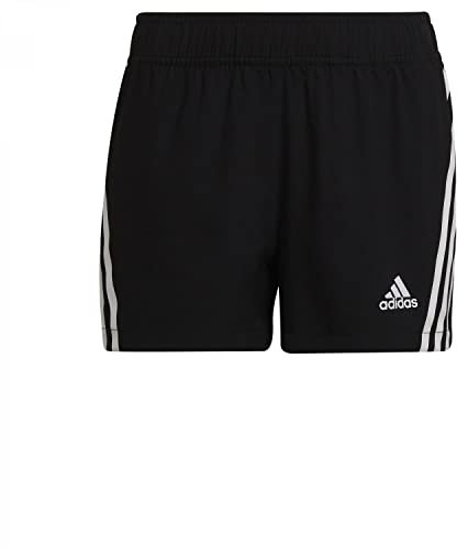 adidas Girls Shorts (1/4) G AR 3S Wv Shor, Black/White, HD4344, 128