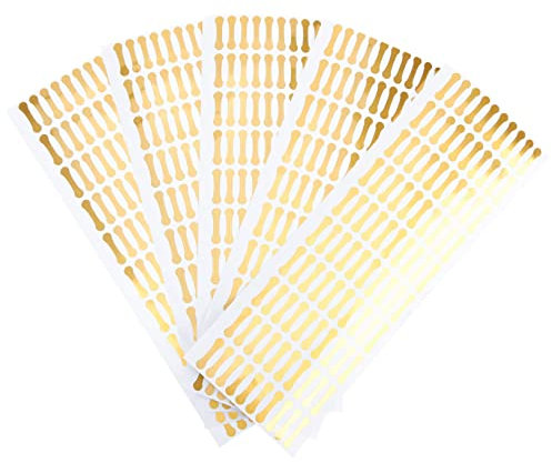 Baluue 500stücke Siegelaufkleber Selbstklebend Langlebige Pvc Klebeetiketten Manipulationssichere Frischeversiegelung Für Verpackungen Praktisch Leicht Ablösbar Vielseitig Einsetzbar