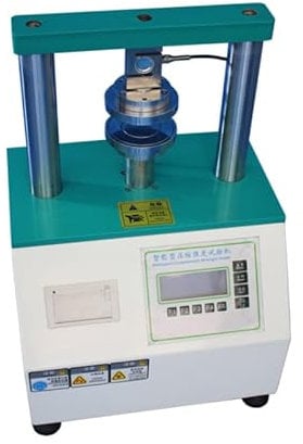 Corrugated cardboard edge break tester