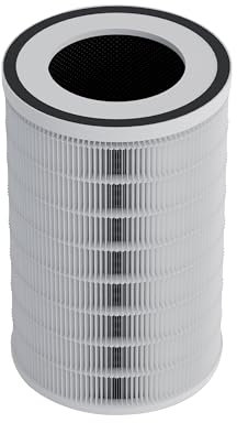 DMD | Smart Air Purifier For Home HEPA 13 & Carbon Air Filter Removes 99.97% Pollen Alergies Dust Smoke | Quiet 30dB Night Mode | upto 40m² | 2/4/8h Timer | 3 Speeds DMDAP1 (Cyan-RF)