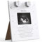 Sonogramm-Bilderrahmen Countdown Wochen – Babyparty-Willkommensschild – Standard 10,2 x 7,6 cm Ultraschallfoto – Schwangerschaftsankündigungen Ideen – Geschlecht enthüllt Geschenke – Neue Mutter