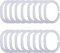 Duschvorhang-Haken, Duschvorhang-Ringe, 12 Stück, Bad-Vorhang-Ringe, Aufhänger, Bad-Drape-Loop-Gleiter for Bad-Vorhang, Fenster, Tür, Duschvorhang