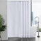 Cortina Ducha Tela Antimoho,Poliéster Cortinas de Baño Decorativas Impermeable & Lavable,Blanco Duchas de Baño Cortinas con 12 Aros Cortina Ducha 180x220cm Largo.