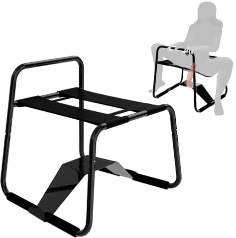 MFMYEE SM Bondage Sex Stuhl,Dildo Sex Maschine Damen Möbel Stuhl Pose Hilfe Liebe mit Griff,Masturbation Sex Möbel Sexspielzeug(Sessel)