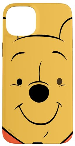 Disney Winnie the Pooh Face Honey Yellow Case for iPhone 15 Plus