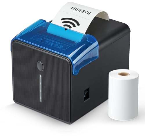 MUNBYN WiFi Receipt Printer P905 with USB Port, 80mm POS Printer