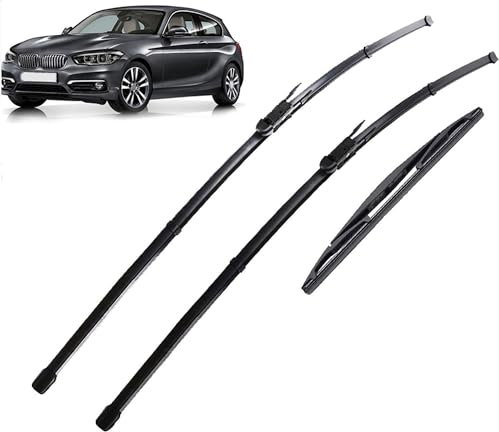 Scheibenwischer für BMW 1er F20 F21 114i 116i 118i 120i 125i 2011-2019,Vorne Und Hinten Wischerblätter Set Teile Ersatzwischblätter