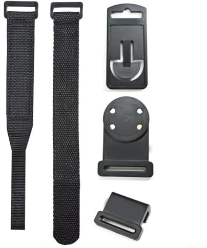 HEBEOT 5Pcs Set Black Magnetic Multimeter Hanger Strap Works Easily Hang for Multimeter Hanging Kit Magnetic Hook Lanyard