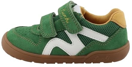 Lurchi Jamin Barefoot Dark Green/Yellow Suede grün