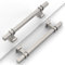 Coinkoly 10 Pack Brushed Satin Nickel Cabinet Handles 128MM Hole Centers Kitchen Cupboard Handles UK0012