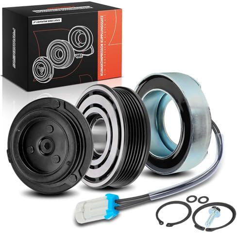 Frankberg 1x Embrague del aire acondicionado Compatible con Astra G Cabriolet T98 Astra G Combi/Combi F70 Astra H A04 Combo Tour Corsa C X01 Meriva X03 Zafira A MPV T98 Replace# 13297439
