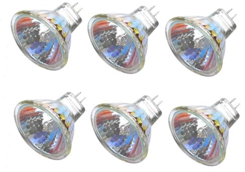 ShuoHui MR11 Halogenlampen 12V 10W GU4 Bi-Pin Base Spotlight Dimmbare Glasabdeckung 35mm Durchmesser Warmweiß 2700K (4)