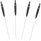 4 Pcs Hearing Aid Cleaning Kits Multifunctional Hearing Aid Cleaning Wire Earpiece Earmold Headphones Vent Cleaner Auxiliary Brushes Accessories Cleaning Tool for Sound Tubes