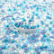 Streusel Glück Weihnachten Eiskönigin weiss blau silber 40g Weihnachtsstreusel Schneeflocken | essbare Tortendeko Christmas | Zuckerstreusel Plätzchendeko Plätzchen Kekse verzieren | Sprinkles