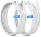 Heboen 2M USB C to USB C Charger Cable [2Pack], 60W Fast Charge, Compatible with iPhone 16/15/Pro Max/Pro/Plus, iPad, MacBook, Samsung Galaxy, Tablet