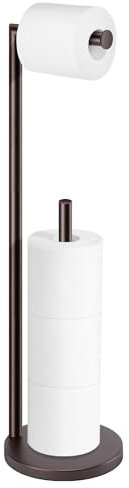 Bathth Bronze Toilet Paper Holder for 4 Rolls, Free Standing with Storage