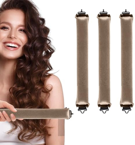 Heatless Curls Band,Neu Lockenwickler über Nacht 3 Stück Overnight Blowout Locken Ohne Hitze Diy Overnight Curls Gummi Hitzefreier Lockenwickler Locken üBer Nacht für Mittleres Langes Haar