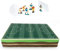 Décoration de gâteau de football terrain comestible en feuille de sucre vert rectangle 29 x 19 cm, joueurs et cages pour anniversaires, fêtes et célébrations