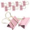 HAPINARY 9St Elliot-Ordner büroorganisation büroartikel schnell hefter Veranstalter Papierklammern ordnee große Bindeklammern kleine Heftklammern verschiedene Büroklammern Clips Metall Rosa