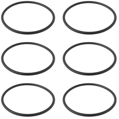 SG Store 6PCS Joints Toriques de Rechange pour Filtre de Piscine R172009 Compatible avec Pentair Rainbow 300 302 300-19 300-29X Noir (10,5 X 9,5 X 0,5 Cm)