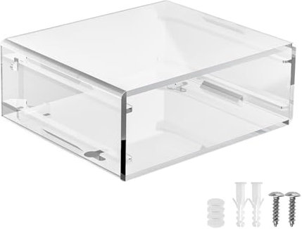 Soporte de pared compatible con Mac mini M4/M4 Pro, soporte para Apple 2024 Mac mini M4/M4 Pro, accesorios de soporte para Mac mini M4/M4 Pro, accesorios para Smart Home TV (transparente) 005-E002