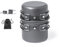 Global Appliances Ultra Compact Camping Cookware Set with Drawstring Closure Case, Camping Cookware Set of Pots, Pans and Cutlery for Camping