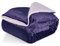Cozyor Wohndecke Kuscheldecke XL warm Sherpa, Dicke Sofadecke, hochwertige Tagesdecke, 150x200 cm Plüschdecke blau, Wohnzimmerdecke Sherpadecke