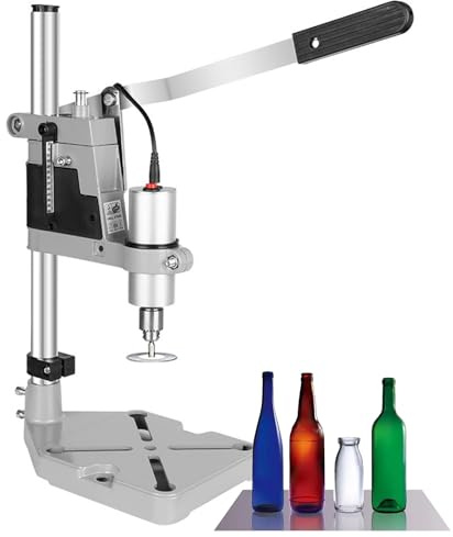 Electric Bottle Cutter, Glass Bottle Cutting Machine for Drilling, Sanding, and Polishing Wine Bottles - Efficient and Easy to Use