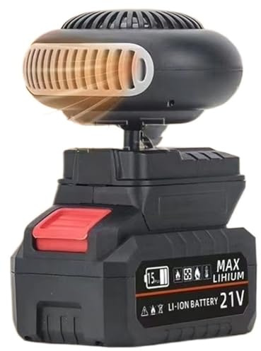 Calefactores A Batería For Interiores, Calefactores For Coche, Ventiladores Descongeladores Portátiles Recargables Con Batería Calefactores Silenciosos Desempañadores Eléctricos(1*5 Batteries)