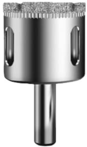 45mm Diamond Grit Hole Cutter for Glass, Porcelain Tile & Marble