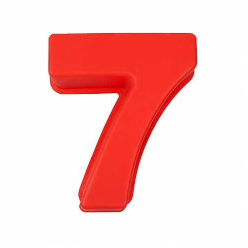 Mshan Kuchenform Zahlen Silikon Backform Groß, 3D Number Cake Anzahl 7 | DIY Kindergeburtstag, Für Backen, Geburtstagstorten, Jubiläen