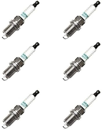 DENSO IK20TTx6 6x Zündkerzen Iridium Gewindelänge: 19 Kompatibel mit VW Golf 4 Schrägheck 1J1 Golf 6 5K1 Golf 5 Schrägheck 1K1 POLO 9N, AUDI A4 Avant 8K5, B8