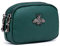 AprinCtempsD Porte-Monnaie Petit en Cuir Véritable Portefeuille Mini Zippé Porte-Cartes avec Double Zip pour Femme Fille (Vert)