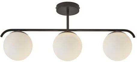 Deckenleuchte GRANT, 3-flammig, E14, IP20, schwarz