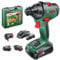 Bosch Home and Garden DIY tools 06039B5074 Bosch Cordless AdvancedDrill 18 (1x Battery, 18 Volt System, 3 Drill attachments, in a Carrying case)
