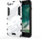 LOLFZ Armor Case with Stand - Military Grade Protection Impact-Resistant Bumper for iPhone 7 Plus/8 Plus - White