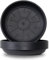 Weedness Pot de Fleurs Soucoupe Ronde 50 cm Noir - Pots de Fleurs en Plastique pour Jardin et Balcon
