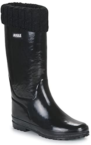 Aigle Damen Eliosa Winter Gummistiefel, Schwarz, 35 EU