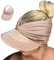 YAMEE Sonnenhut Damen Sommerhut Strandhut,Visor Cap Damen Strandvisor Damenvisor Sonnenvisor für Tennis/Golf/Strand,UV-Schutz