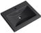 doporro Design Waschbecken, Matt Anthrazit aus Mineralguss, Waschtisch, Waschplatz, Einbauwaschbecken, BTH: 60x48x13 cm Colossum01