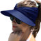 Baynetin Visera Mujer, Anti UV Gorra, Plegable Sombrero De Playa, Deportiva Protección UV, Duplica Protección de Piel, Sombrero de Sol para Juego, Deportivas para Exteriores (Marina)
